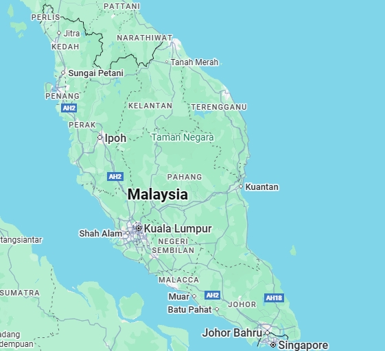 मलेशिया Map