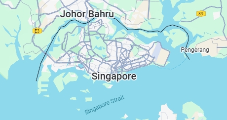 सिंगापुर Map